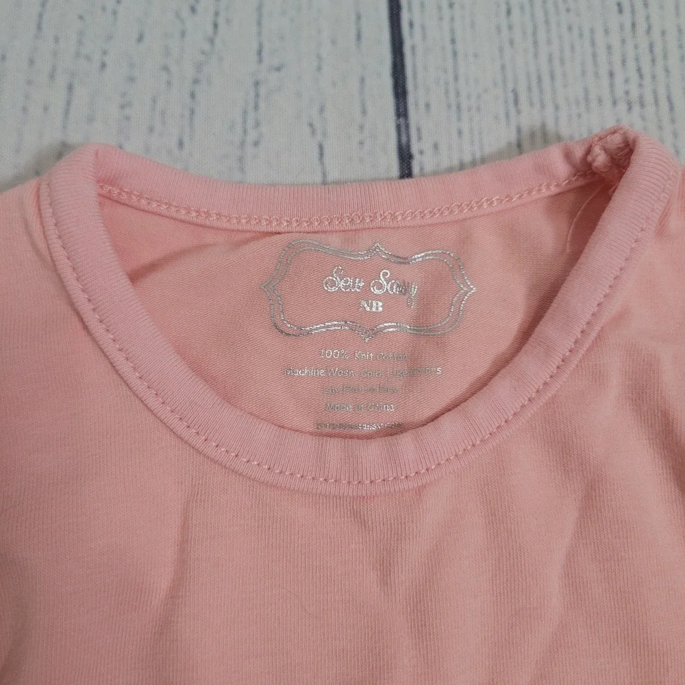 Sew Sassy NB-12M‎ Ruffle Top Leggings Bundle Baby Girls 5pc Lot Icing Ruffles